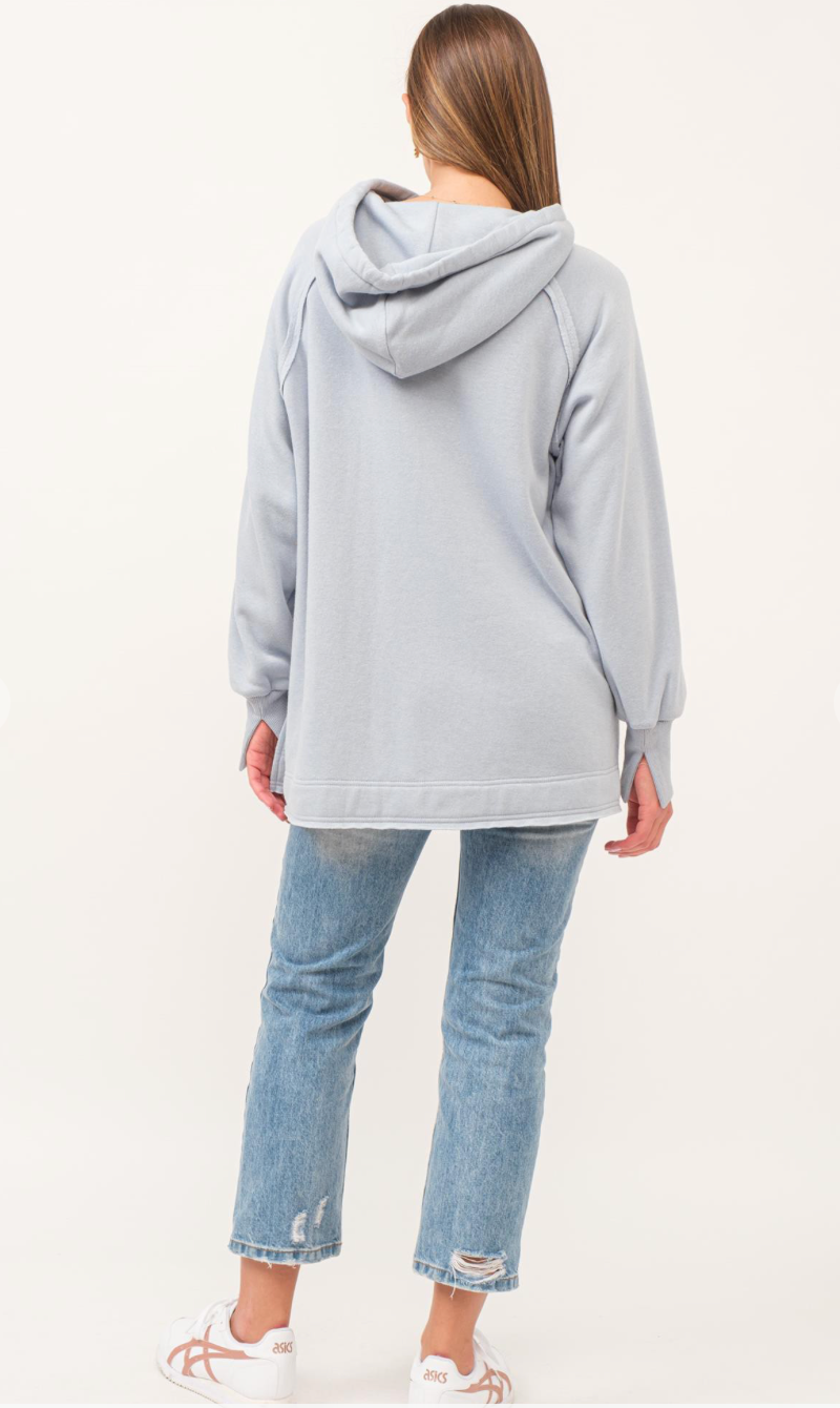 Light Blue Hoody Pullover