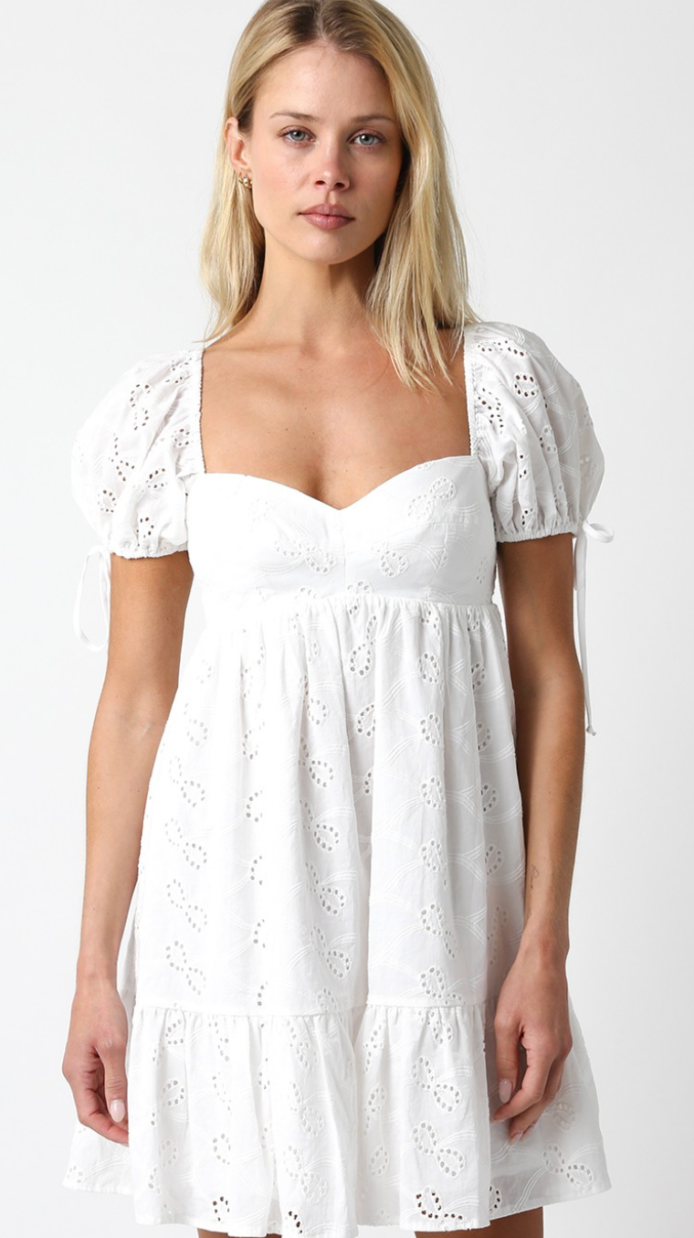 Sofie Eyelet Babydoll Dress