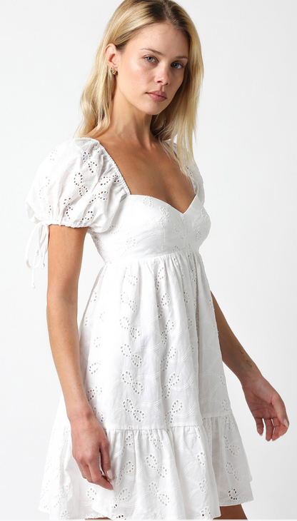 Sofie Eyelet Babydoll Dress