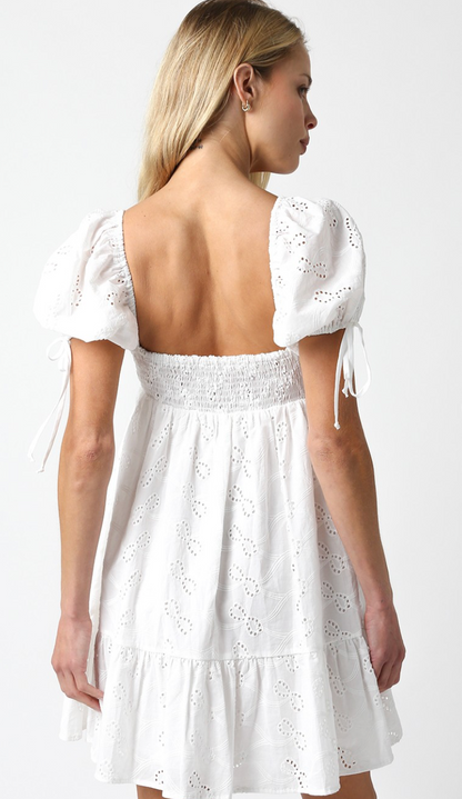 Sofie Eyelet Babydoll Dress