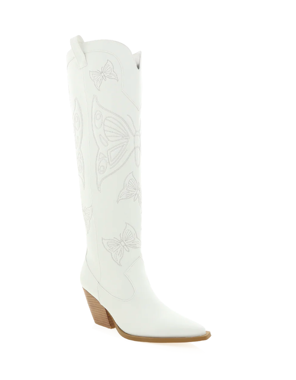 Emina White Butterfly Billini Boots