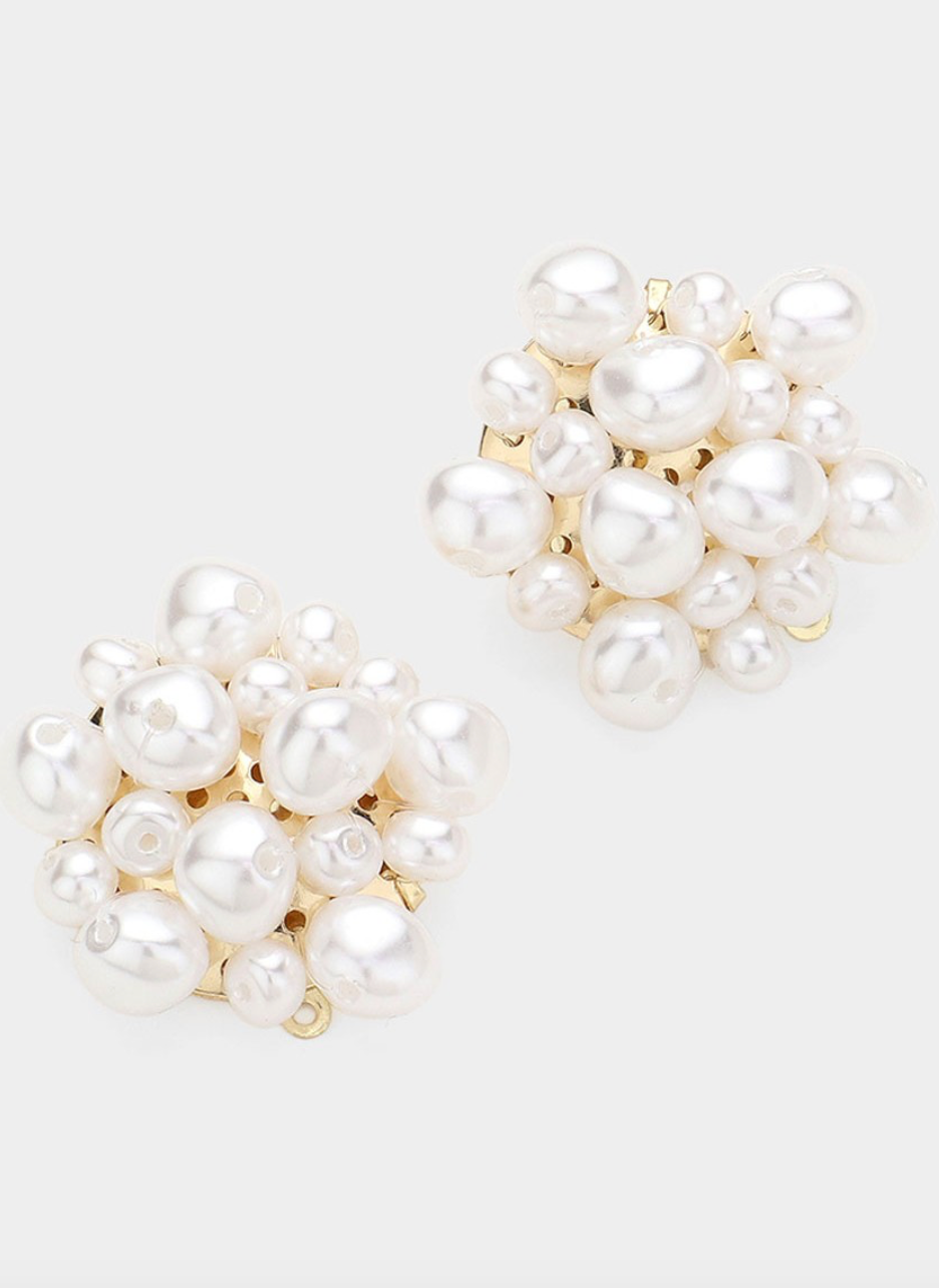 Pearl Cluster Studs