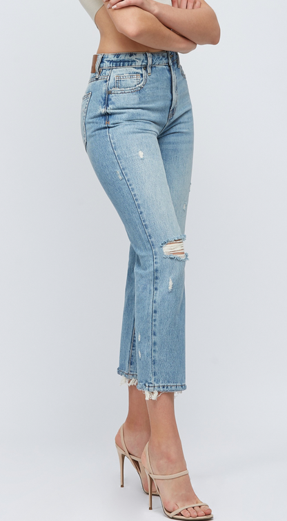 Classic Summer Distressed Jeans