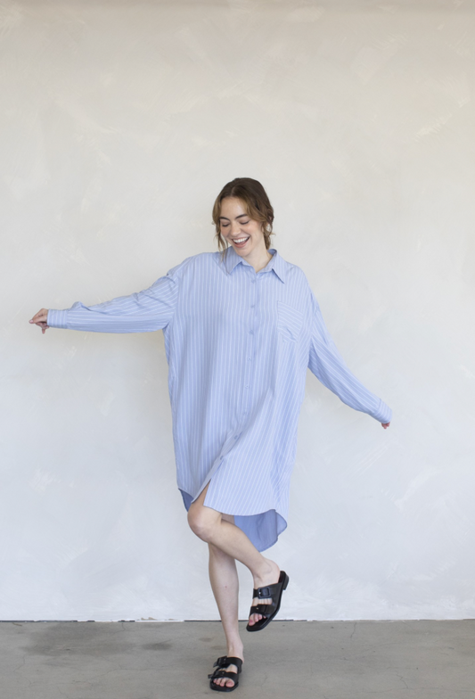 Ryan Button Down Shirt Dress