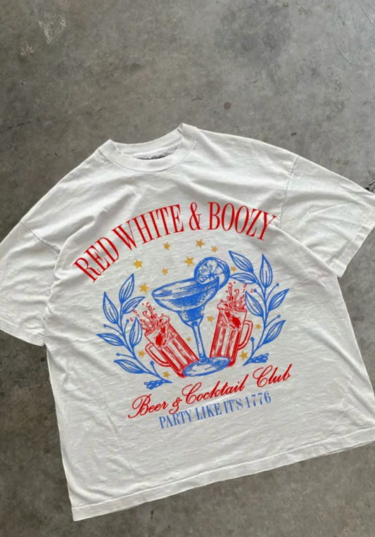 Red, White, & Boozy America T-shirt