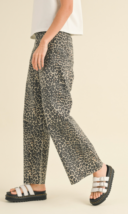 Leopard Print Pants