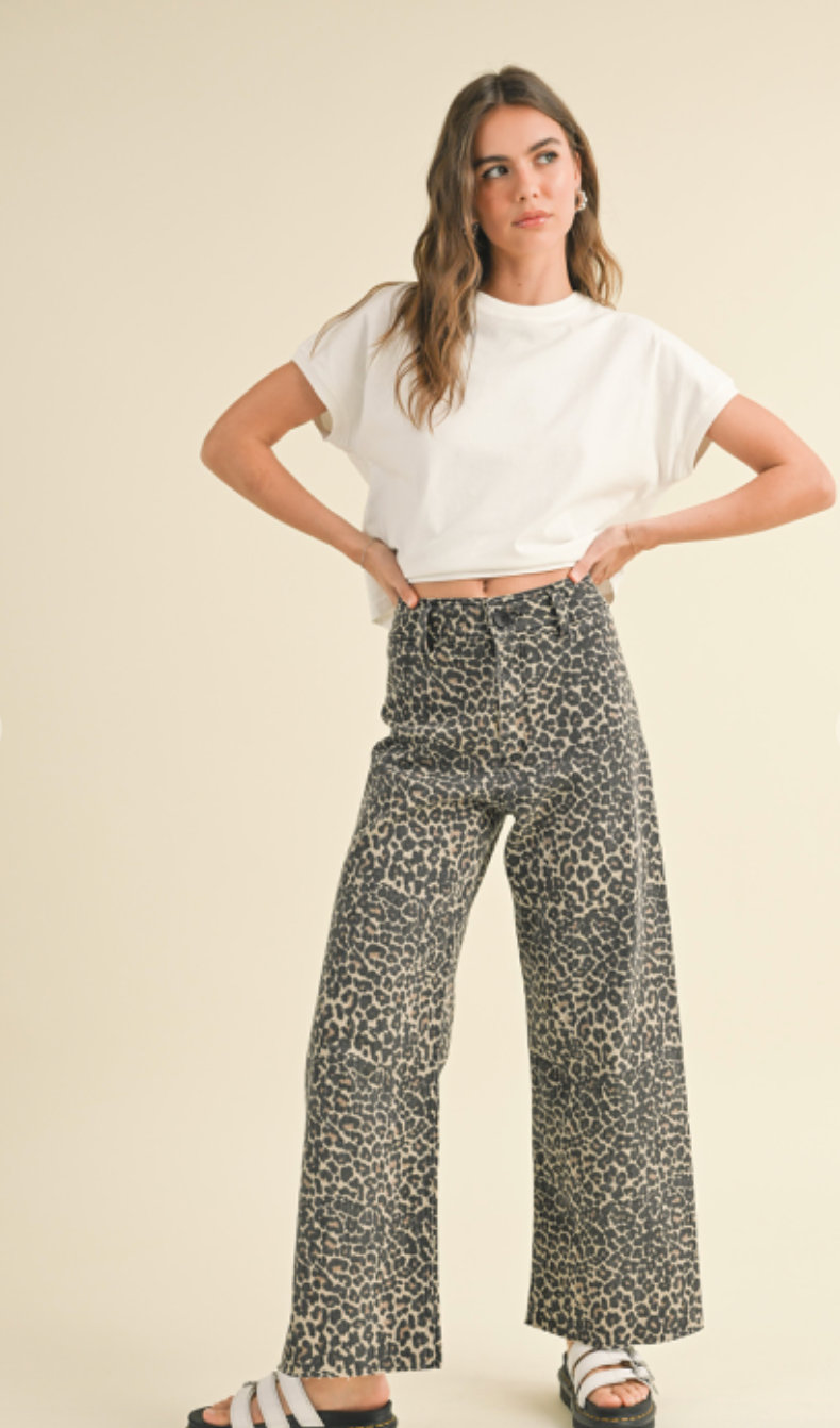 Leopard Print Pants