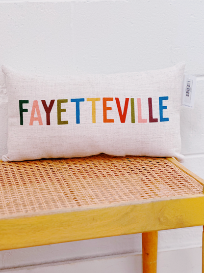 FAYETTEVILLE Multi Color Lumbar Pillow