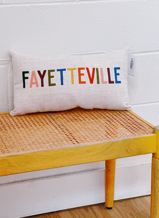 FAYETTEVILLE Multi Color Lumbar Pillow