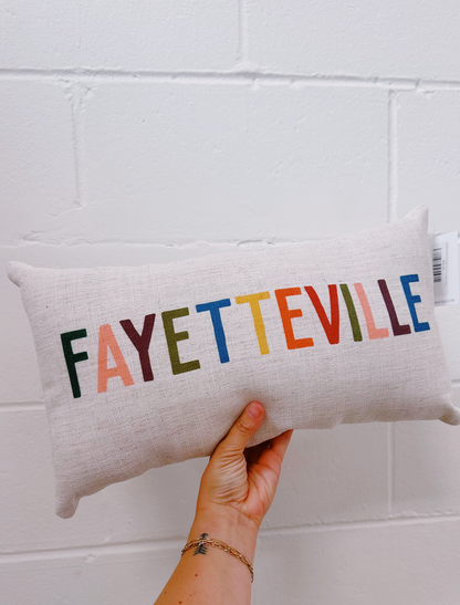 FAYETTEVILLE Multi Color Lumbar Pillow