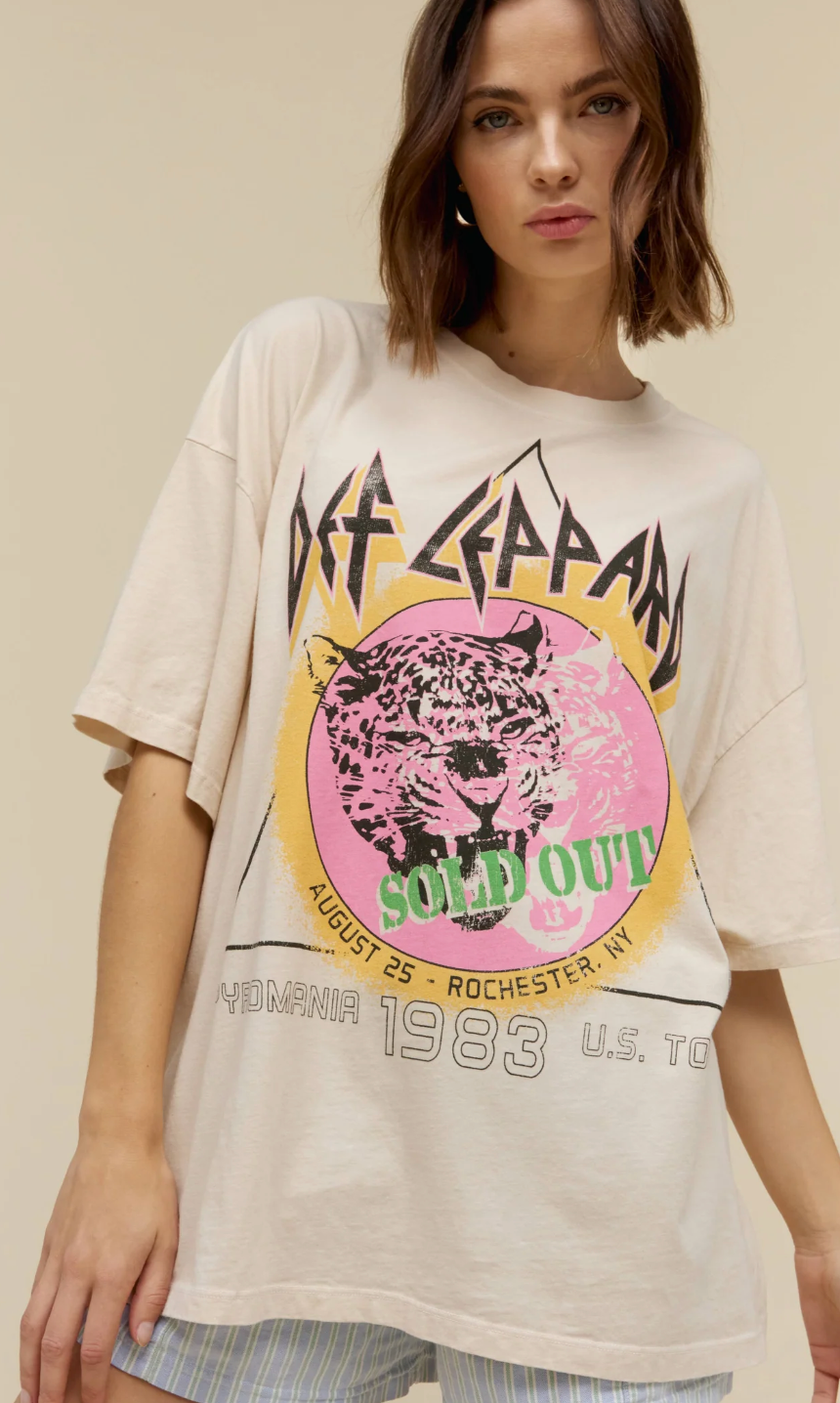 Def Leppard Sold Out OS Tee