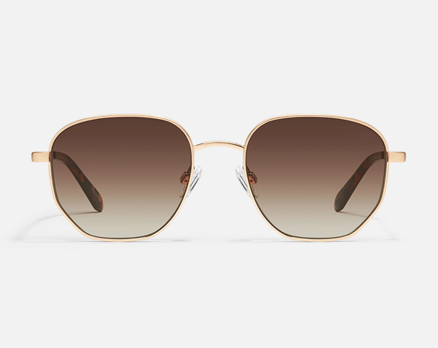 Big Time Quay Sunglasses -Gold/Smoke