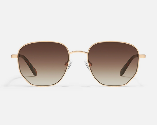 Big Time Quay Sunglasses -Gold/Smoke