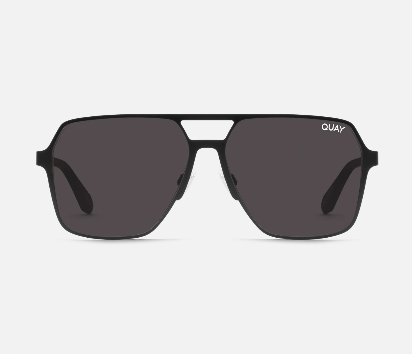 Backstage Pass Quay Polarized Sunglasses - Matte Black/ Black