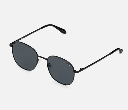 Jezabell Quay Polarized Sunglasses - Black/ Smoke