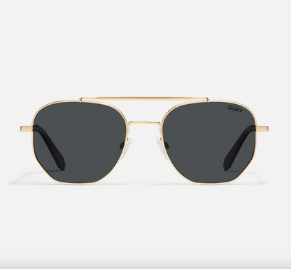 Locals Only Quay Polarized Sunglasses - Brown Gold/ Smoke