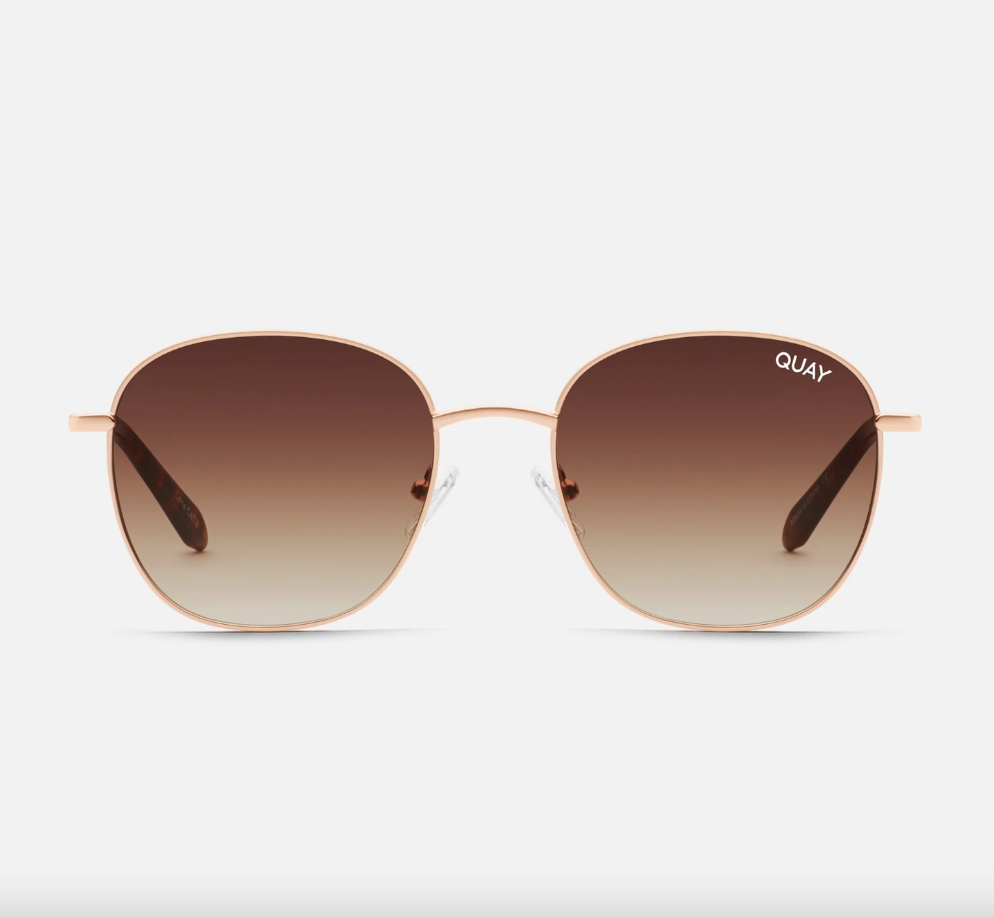 Jezabell Quay Sunglasses - Rosegold/ Brown