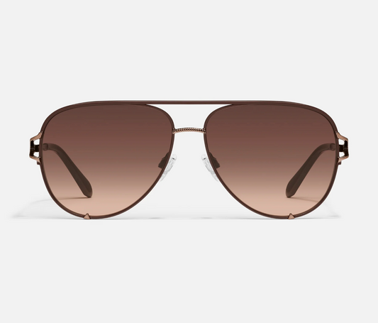 High Key Twist Quay Sunglasses - Brown