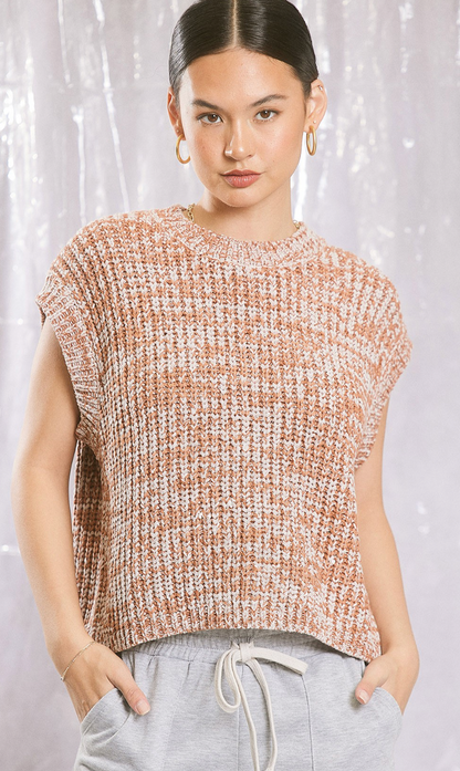 Terracotta Knit Vest