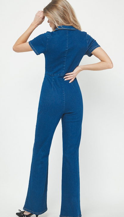 Aubrey Denim Jumpsuit