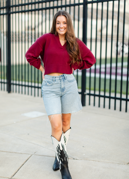 Roxy Sweater Maroon