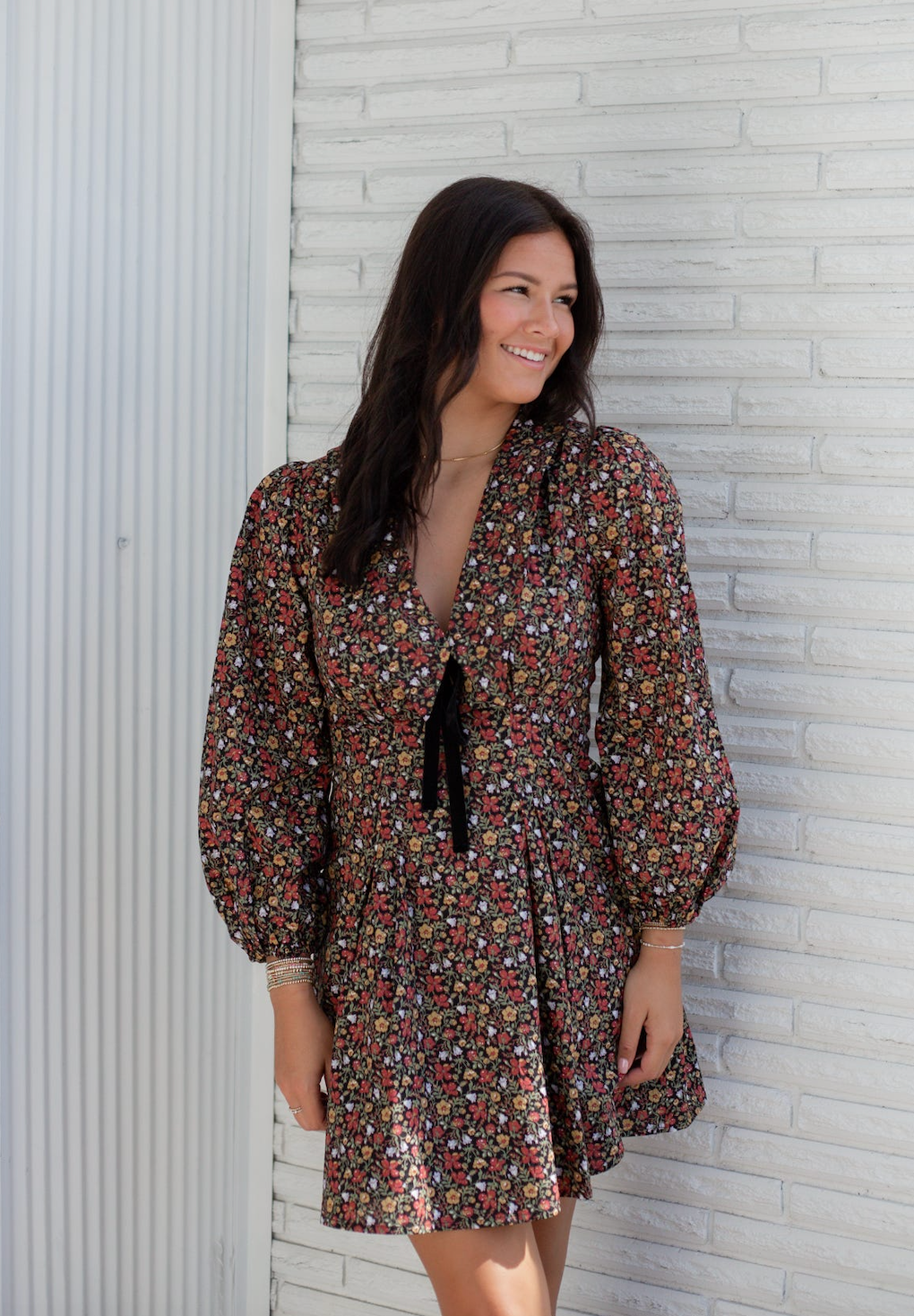 Floral Peter Pan Collar Dress