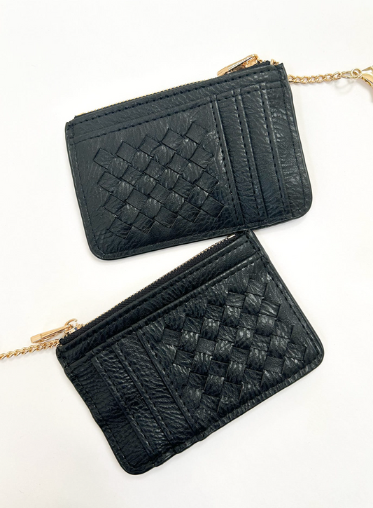 Key Chain Wallet Black