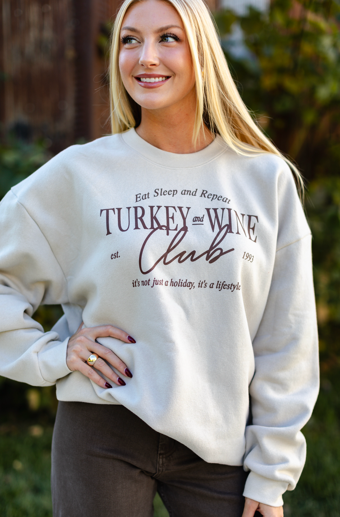 Turkey & Wine Club Sweatshirt