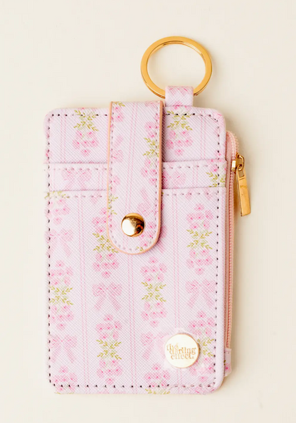 Oh So Fancy Keychain Wallet Pink