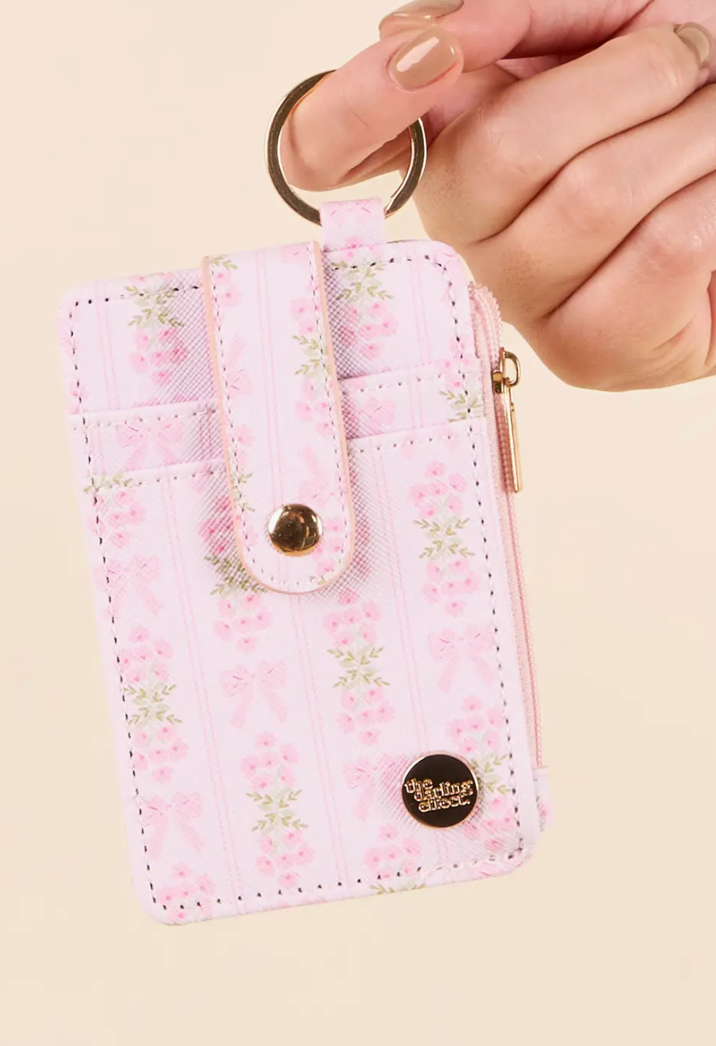 Oh So Fancy Keychain Wallet Pink