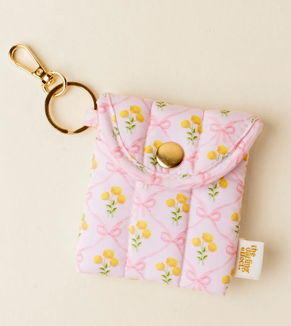 Marigold Lane Pink Earbud Case Keychain