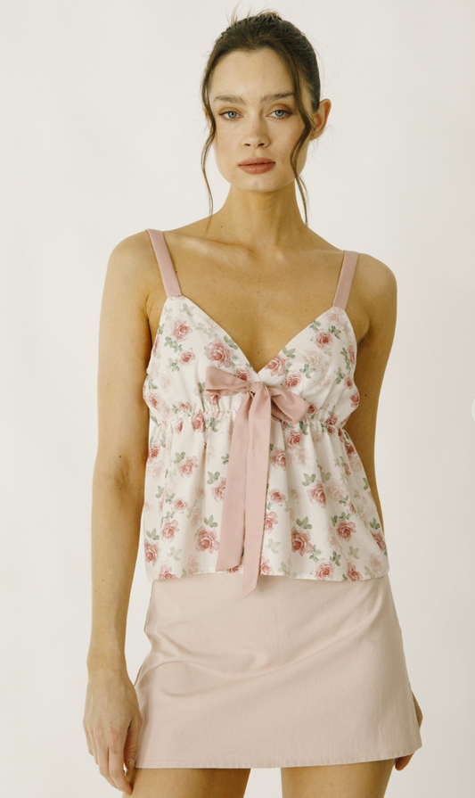 Roses Babydoll Top