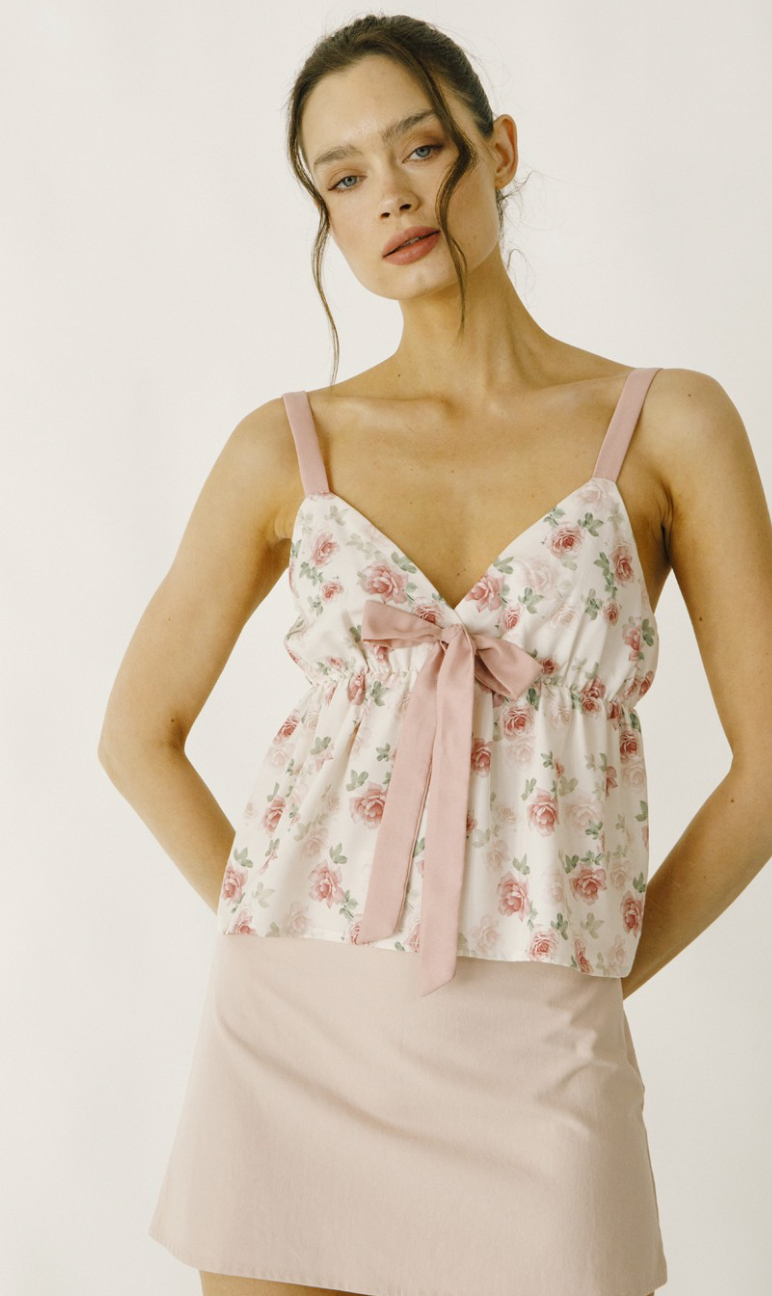 Roses Babydoll Top