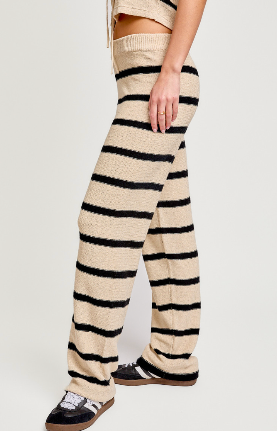 Stripe Sweater Vest + Pants Set of 2