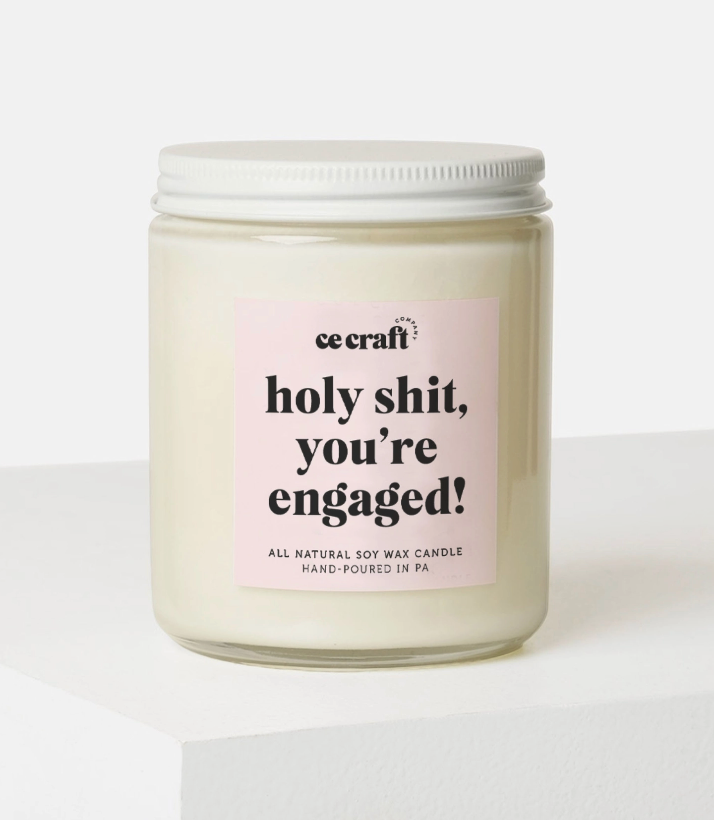 Holy Sh*t, You're Engaged Candle