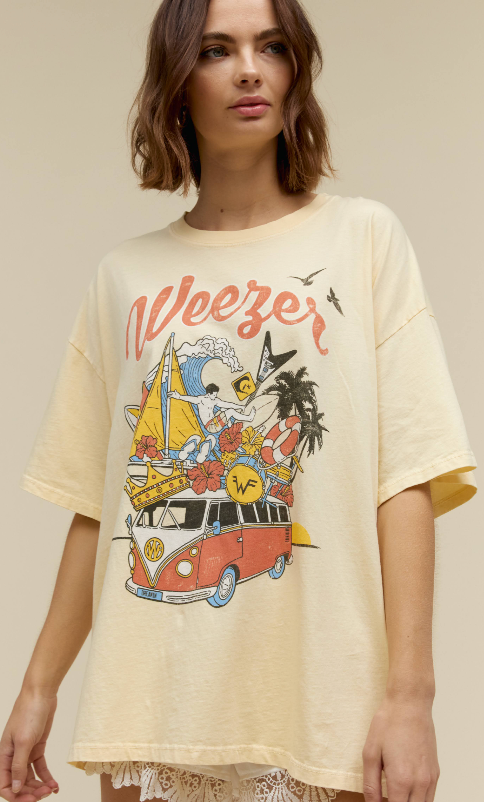 Weezer OS Collage Tee