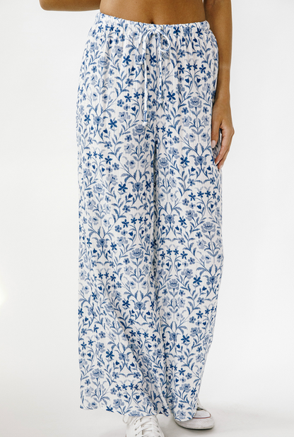 Emmie Floral Tie Pants