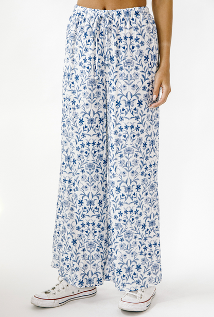 Emmie Floral Tie Pants