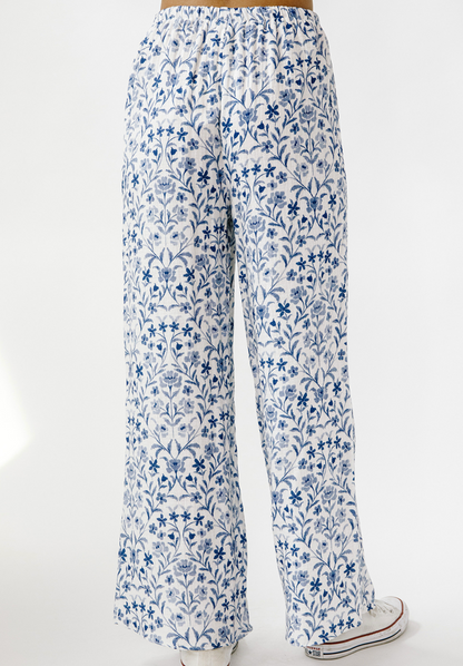 Emmie Floral Tie Pants