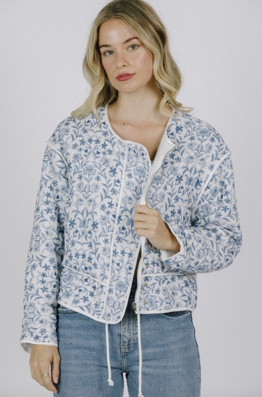 Emmie Floral Quilted Jacket