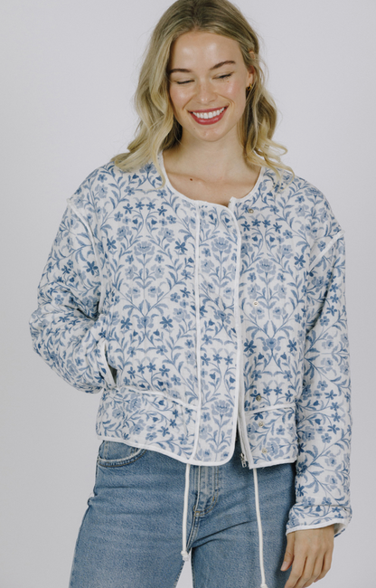 Emmie Floral Quilted Jacket