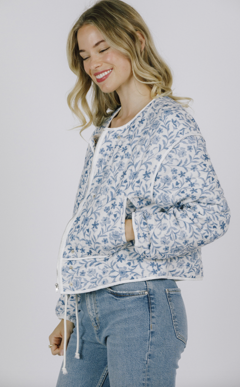 Emmie Floral Quilted Jacket