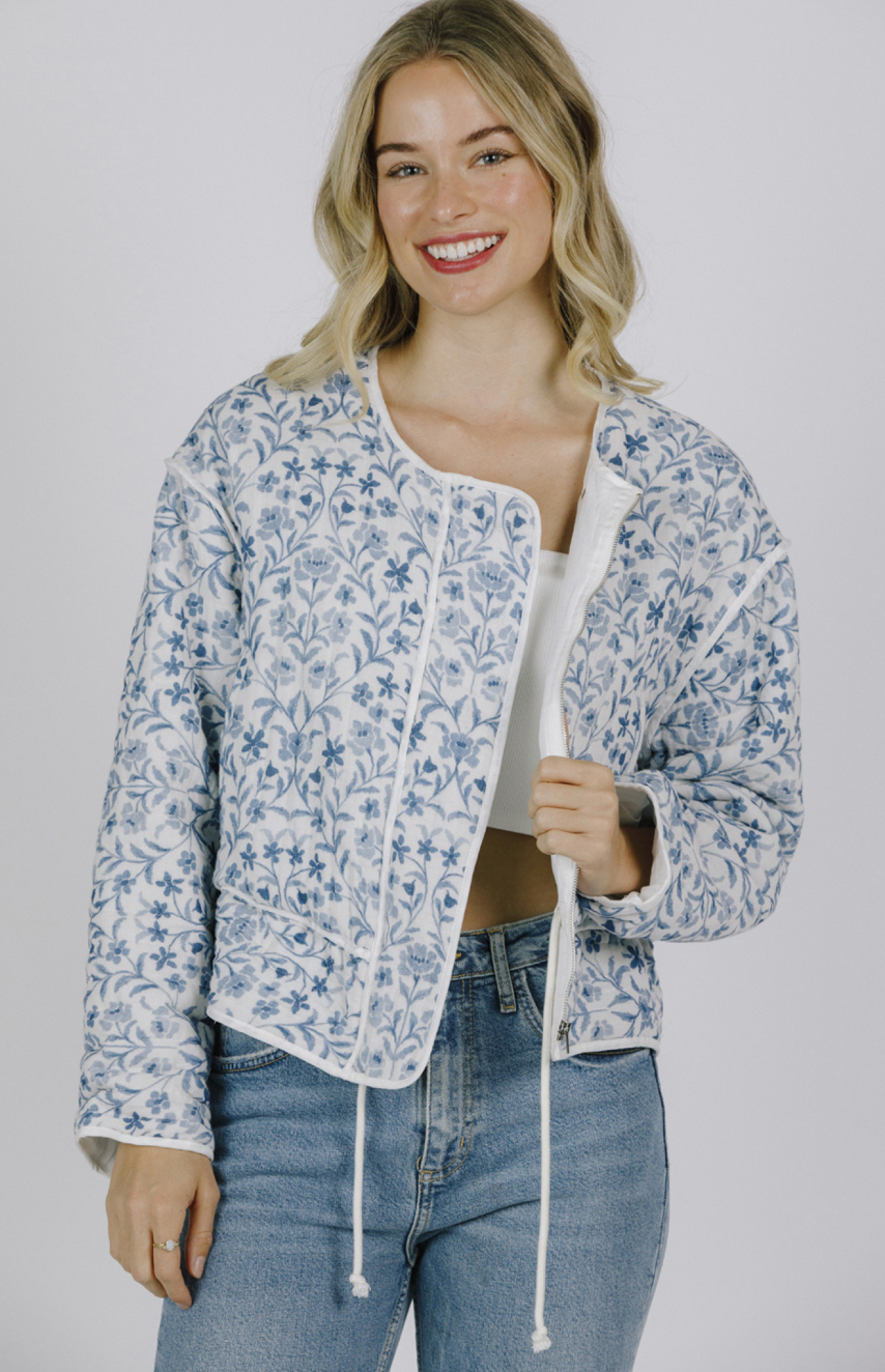 Emmie Floral Quilted Jacket