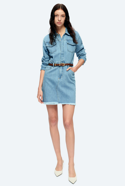 Teresa Denim Shirt Dress