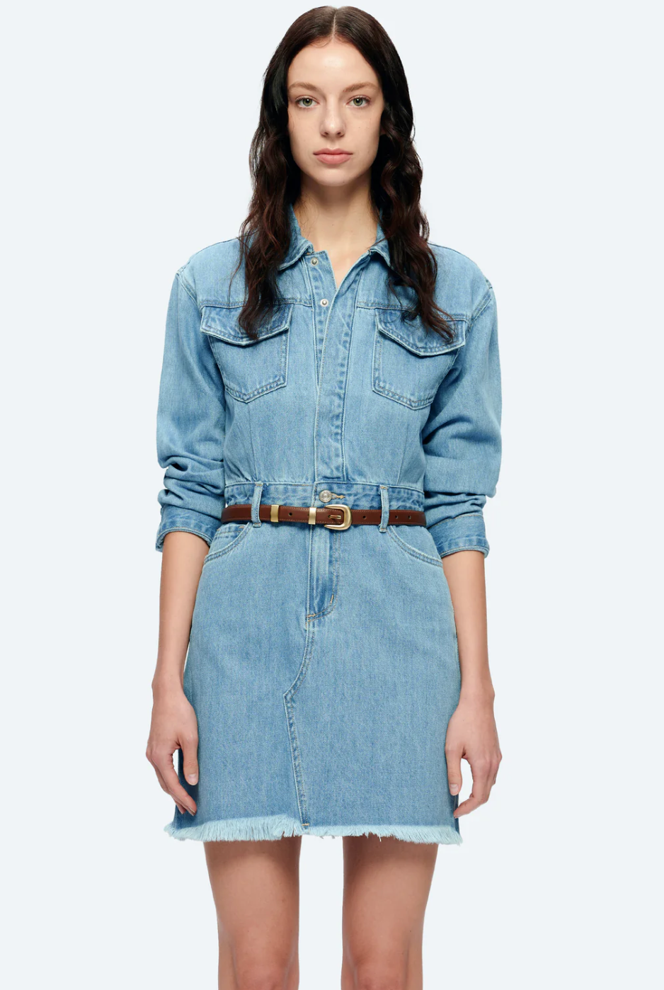 Teresa Denim Shirt Dress