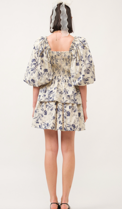 Danielle Floral Smocked Tier Dress