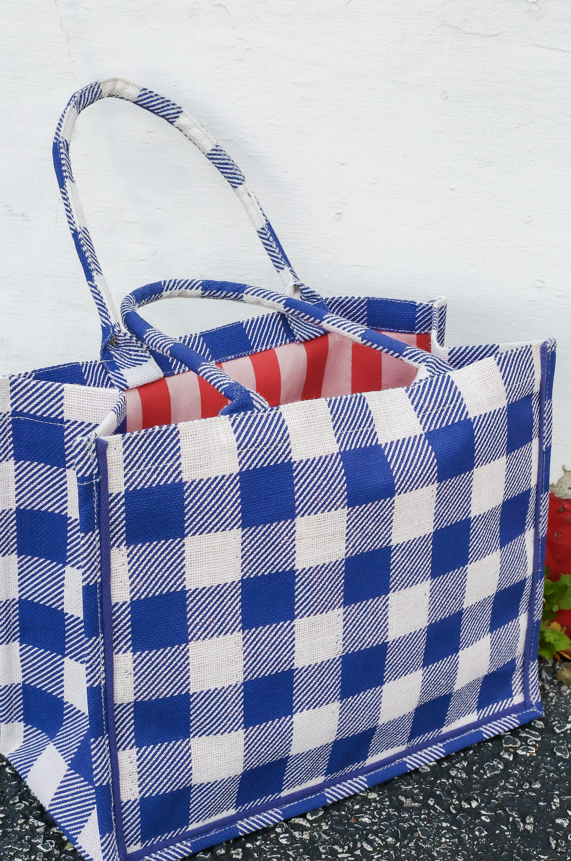 Dolly Gingham Tote Bag