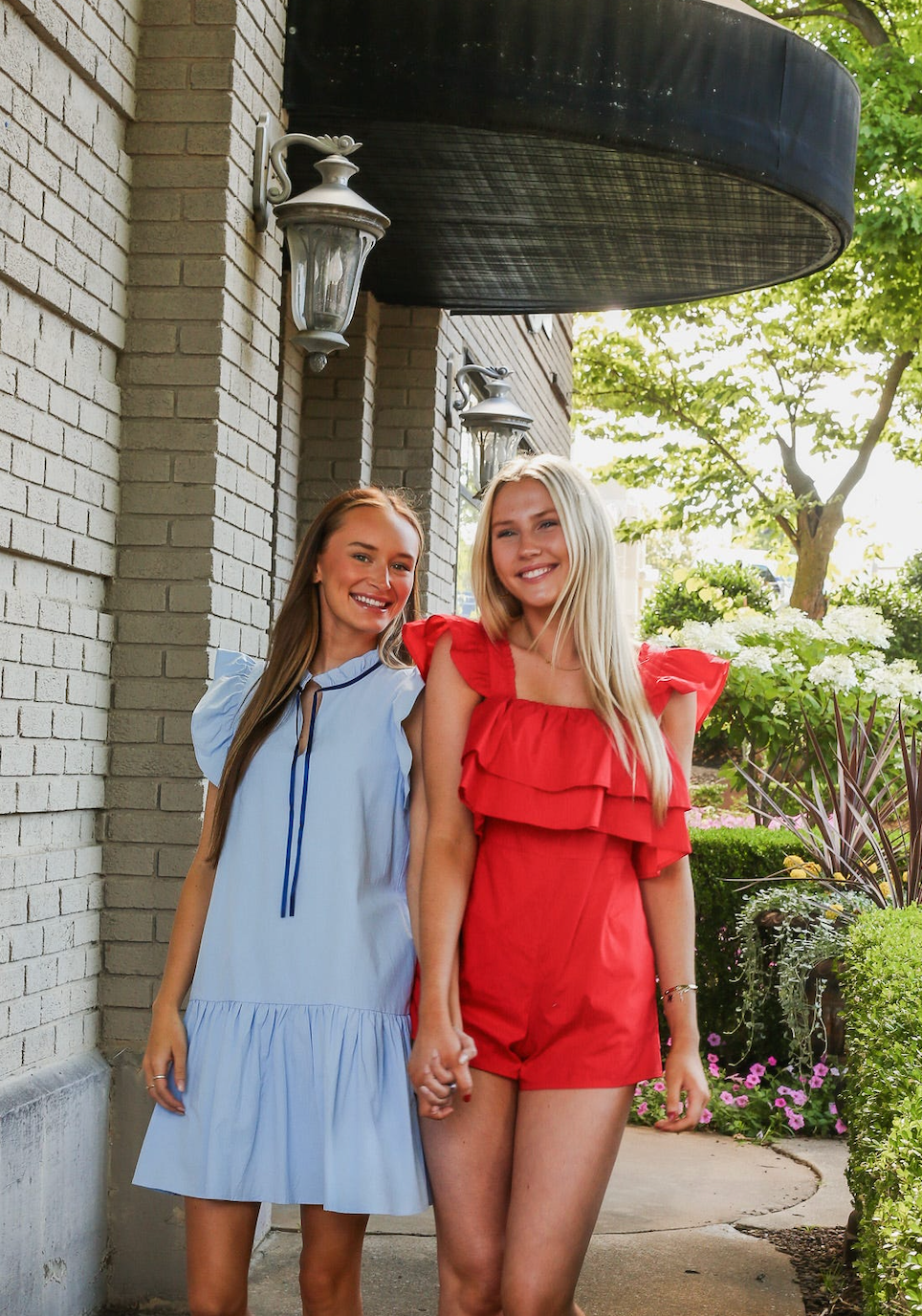 Baby Blue Ruffle Shift Dress