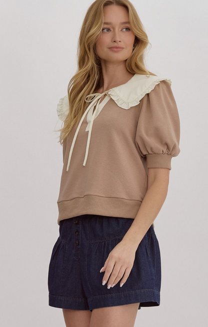 Peter Pan Collar Top