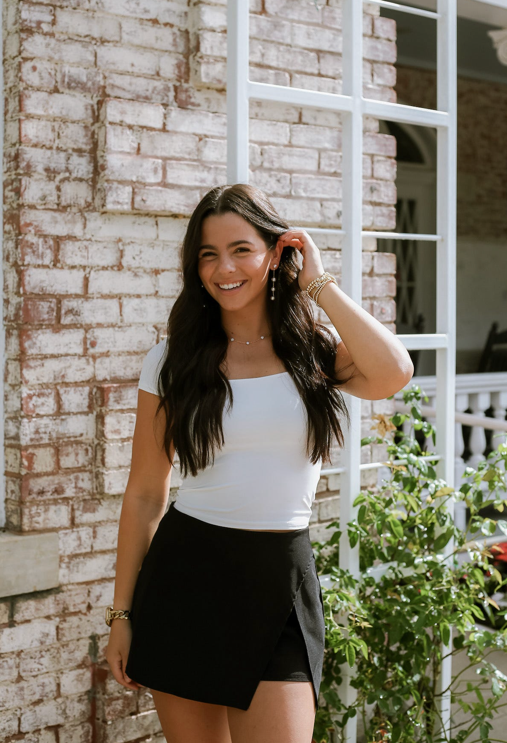 Black Mini Skort